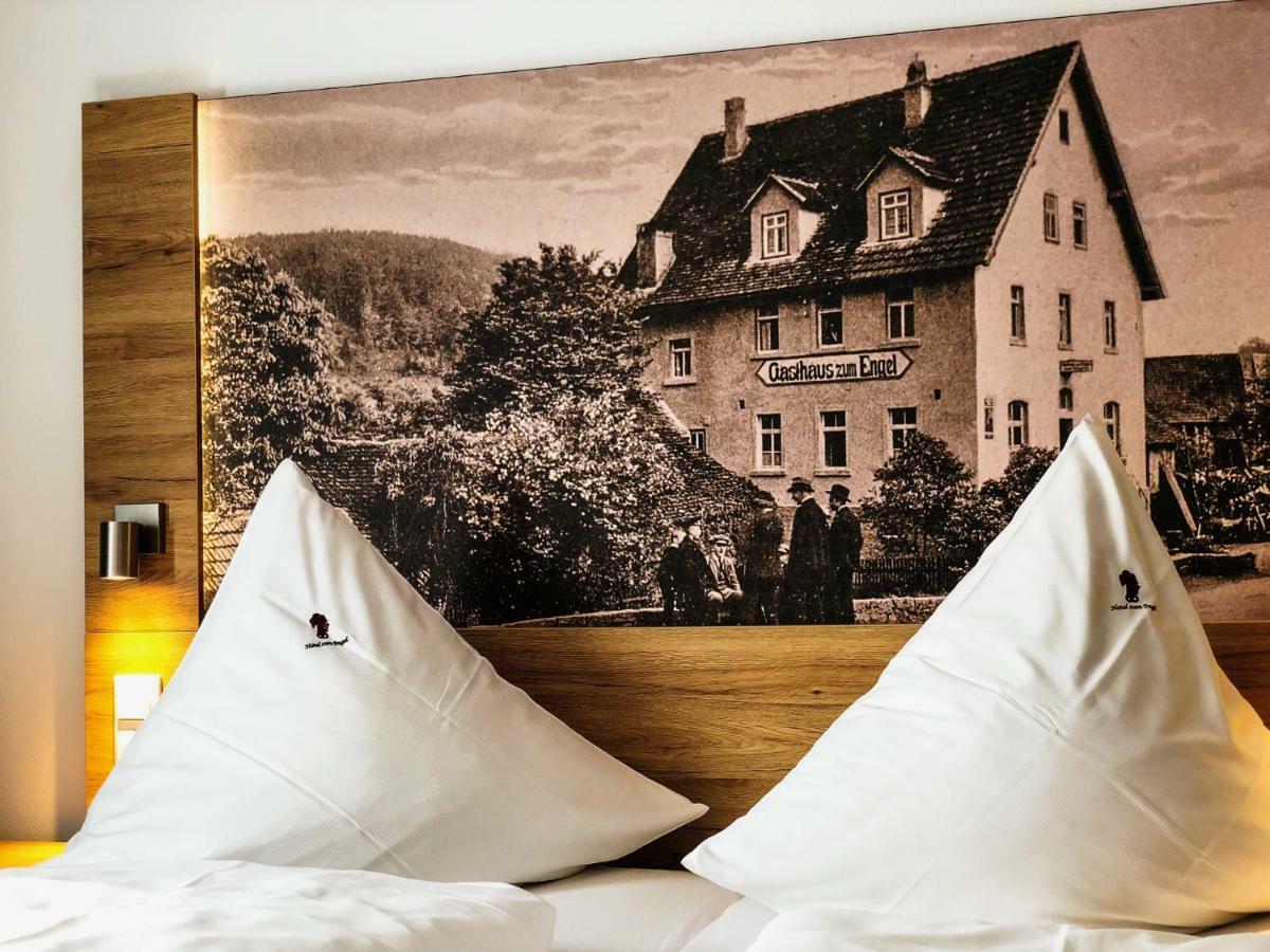 Hotel zum Engel Mespelbrunn Buitenkant foto